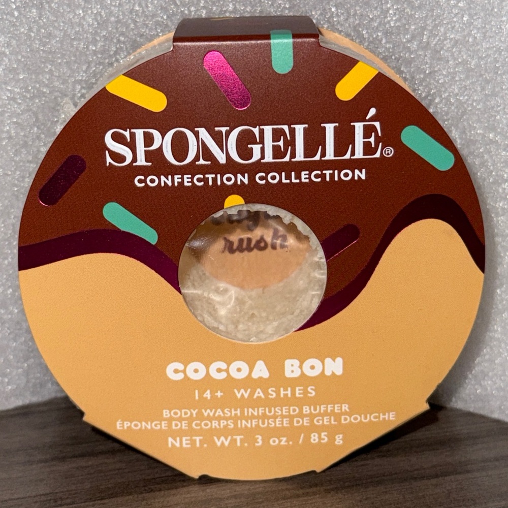 Spongelle Cocoa Bon Body Wash Infused Buffer 14+ Washes NEW